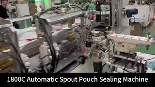 🏭 Automatic Spout Pouch Inserting & Sealing Machine – Versatility Meets Precision!