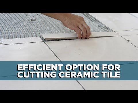 Cut Ceramic Tile By Scoring, How To Cut Floor Tile By Hand