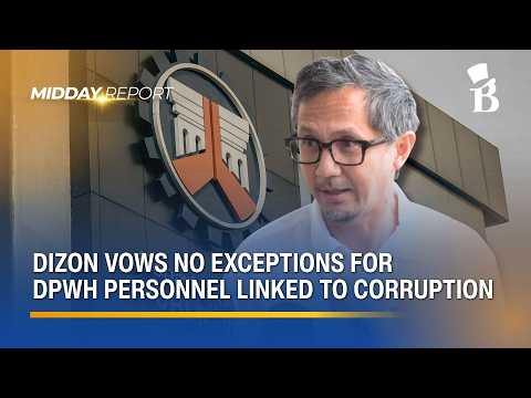 Sec. Vince Dizon vows no protection for DPWH personnel linked to corruption | Midday Report