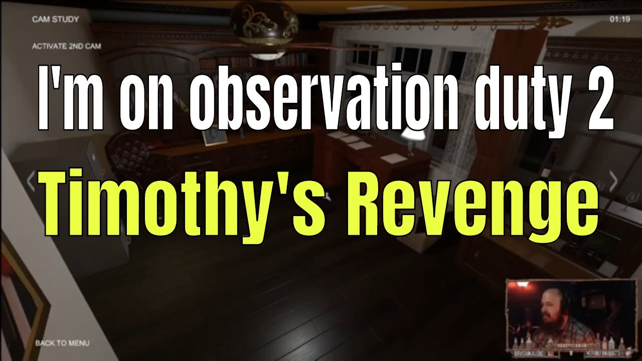 Im on observation duty 2: Timmy's revenge. Amazing look on the horror genre.