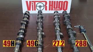 Comparativo COMANDOS de motor AP - 049H x 049G x 27.2 x 288