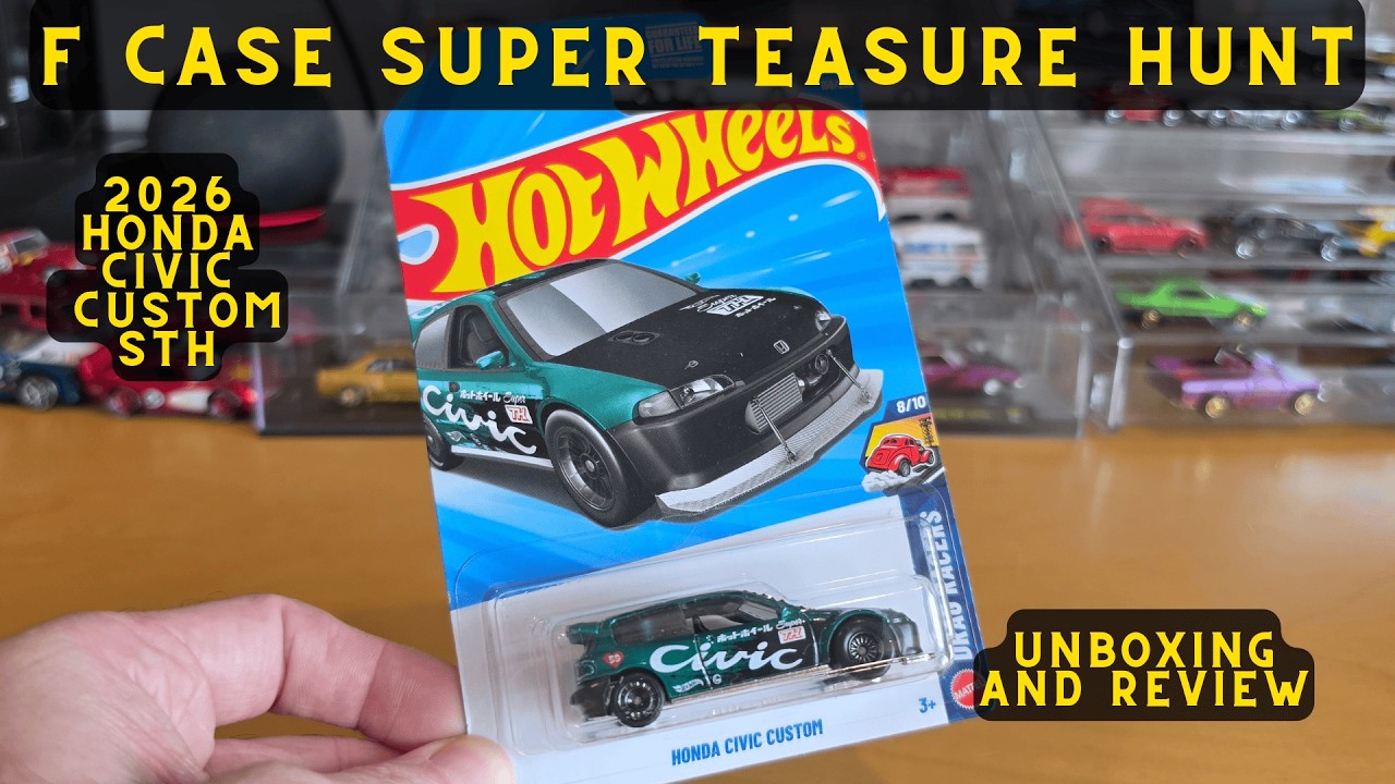 STH Honda Civic Custom Super Treasure Hunt F Case 2026 Hot Wheels