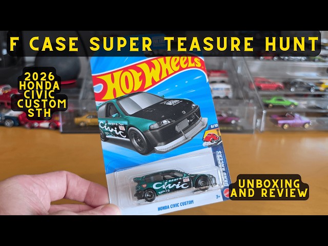 STH Honda Civic Custom Super Treasure Hunt F Case 2026 Hot Wheels