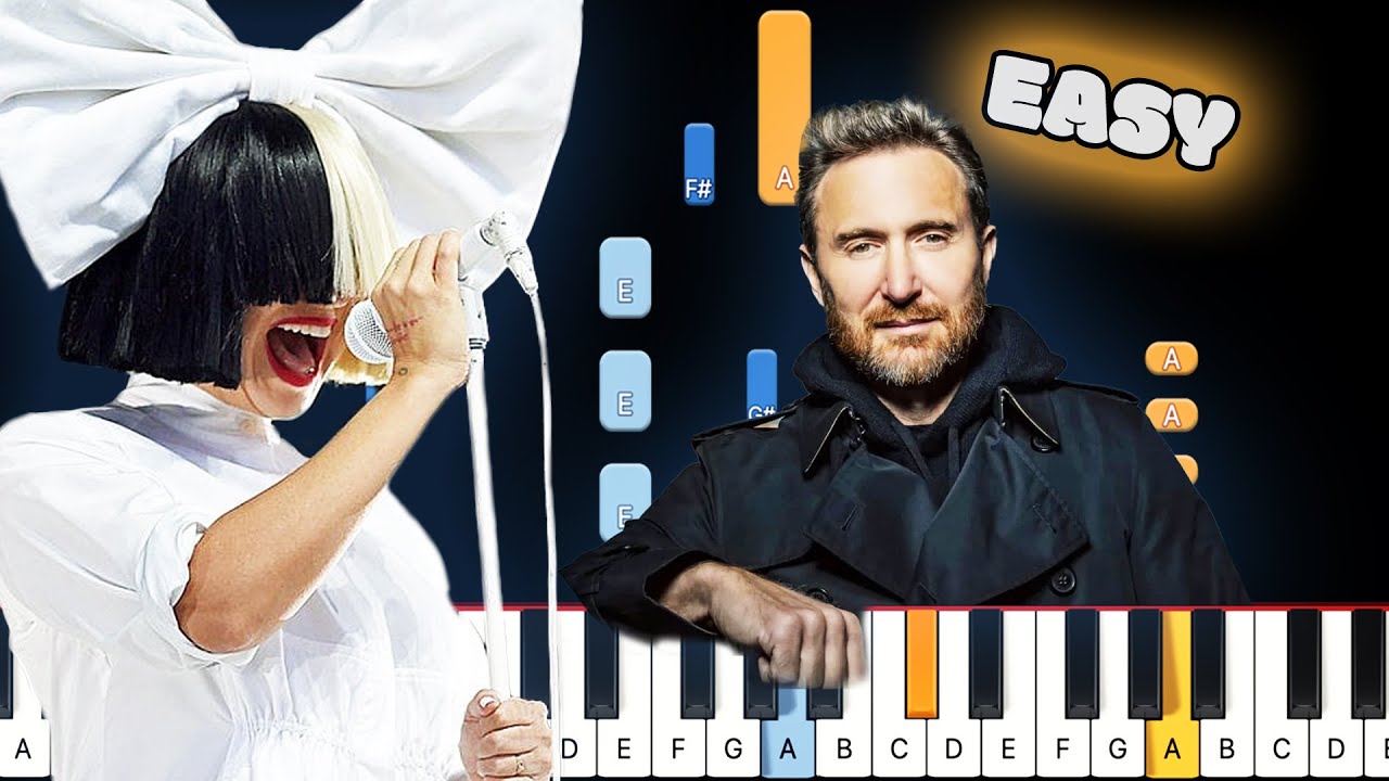 Easy Piano Arrangement of “Beautiful People” – David Guetta & Sia