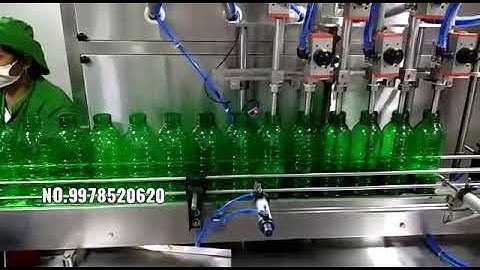 Automatic 6 Head Servo Base Liquid Bottle Filling Machine