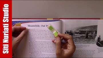 Efficient Reading: How to Use Post-it Flags [Part 1] | Siti Nuriati Studio