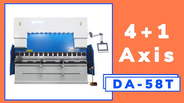 HARSLE Smart WE67K-300T3200 Hydraulic CNC Press Brake with DA 58T, 2D graphic bending program