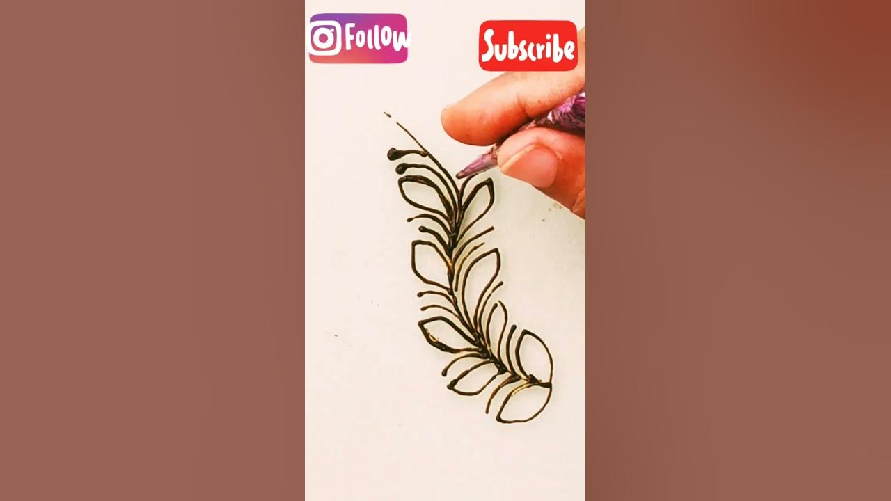 easy-mehndi-vine-how-to-make-vine-in-mehndi-mehndi-henna-youtube