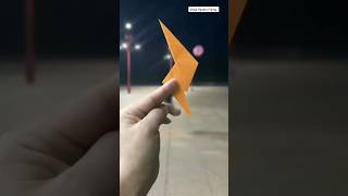 how to make a paper Ninja Weapon 😱 | making a paper kunai toy , throwing ninja star #shorts #paper