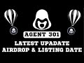 Agent 301 Listing Date revealed | Everything You Need to Know | Agent 301 Aidrop