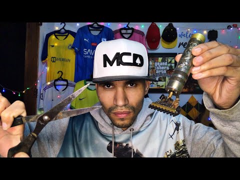 ASMR - BARBEIRO DE BH ESCOLHE SEU CORTE DE CABELO!