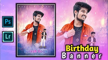 Birthday Banner CDP photo editing 2022 Tutorial in pixellab || professional CDP making
