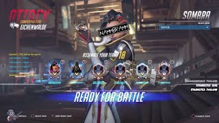 Sombra on Eichenwalde | Full Comp Match | Overwatch