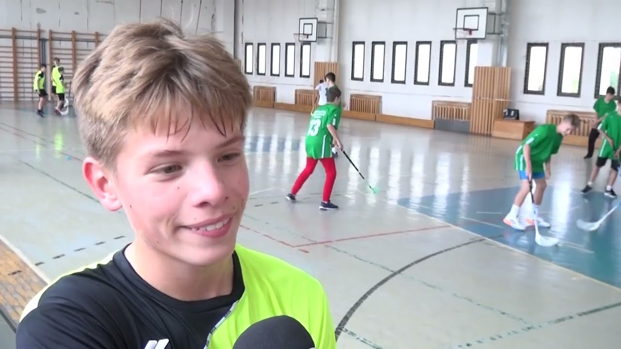 V Hlohovci žiaci bojovali o prvenstvo vo florbale