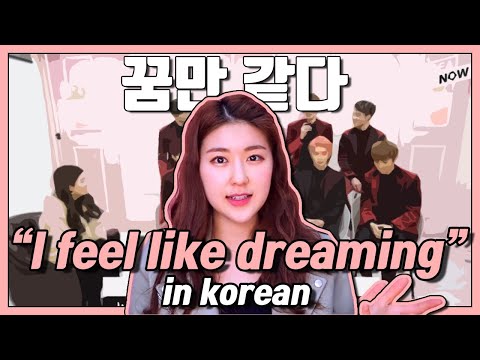&amp;<strong>quot</strong>;I feel like dreaming&amp;<strong>quot</strong>; in Korean! <strong>Learn</strong> Korean with K POP Idols