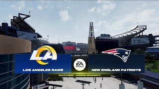 Rams vs Patriots Simulation (Madden 24 Quick Presentation)