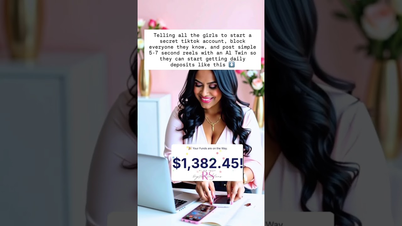 Faceless Digital AI Influencer for Business Owners | Daily Deposits with AI Twin AI Influencer for