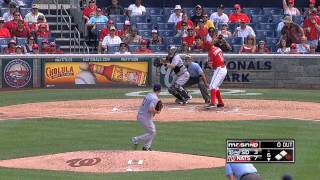 2013/07/07 Harper's three-hit game