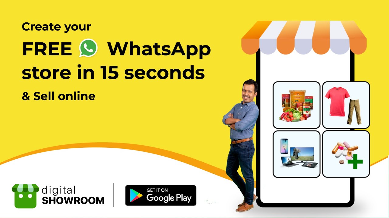 Digital Showroom - Create your FREE WhatsApp Showroom in 15 sec & Sell Online! 