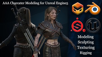 AAA Character Modeling for Unreal Engine 5 - Full