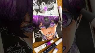 Coloring on my Blue Lock manga 🔥Ness #art #shorts #manga #bluelock