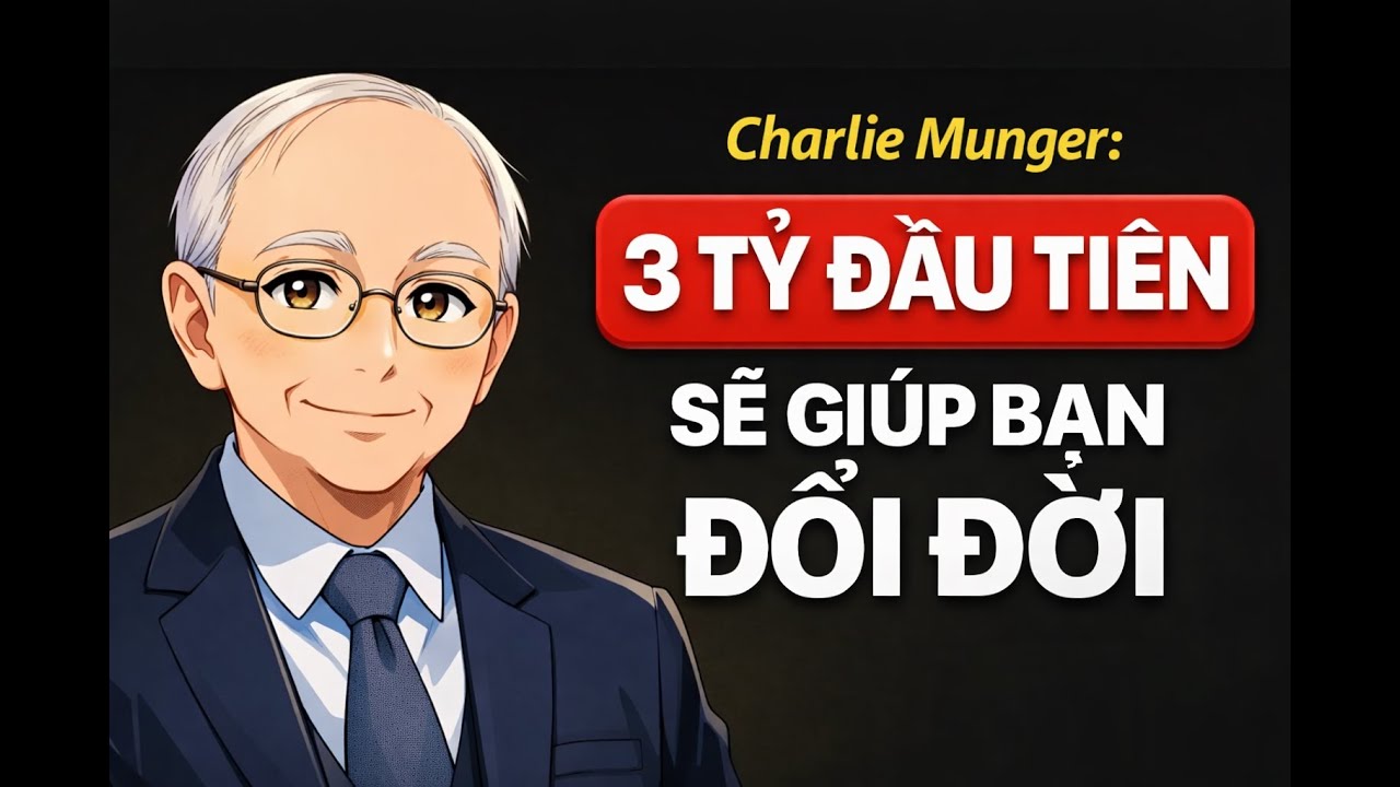 Charlie Munger: 3 TỶ đầu tiên sẽ giúp bạn đổi đời