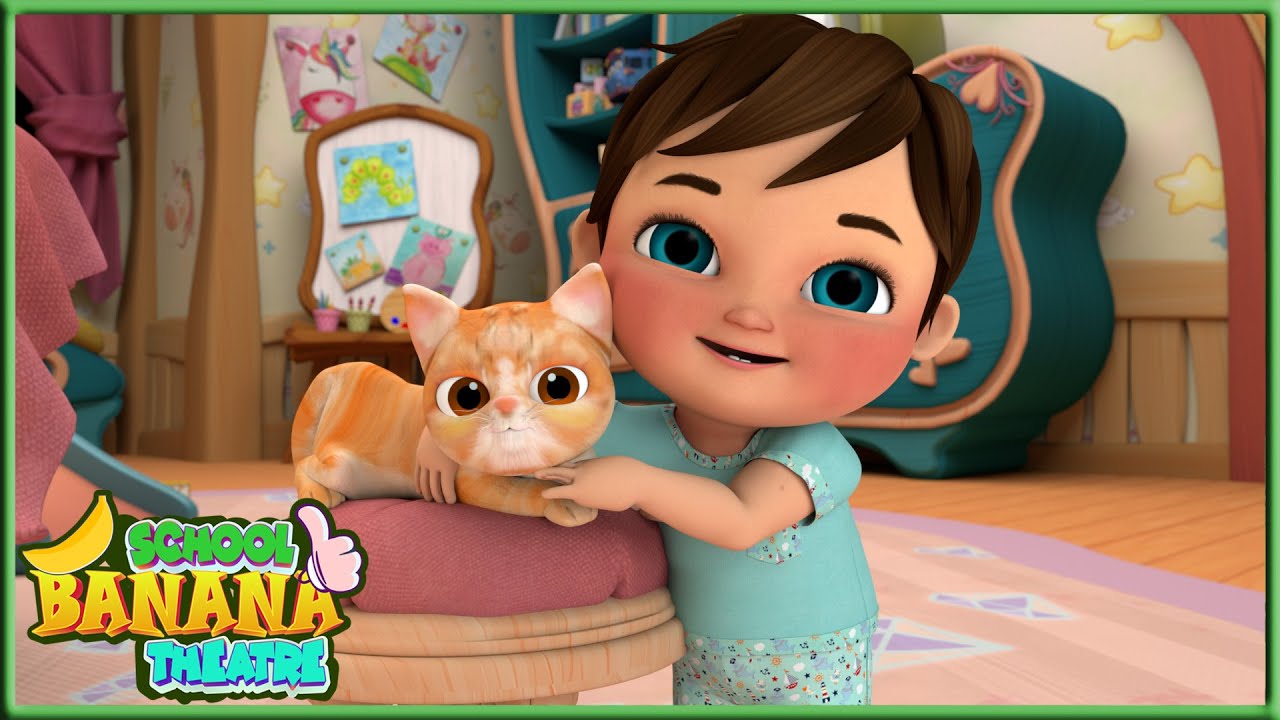 Kitty Cat Dance🐱🐱+ More Nursery Rhymes & Kids Songs Banana Cartoon