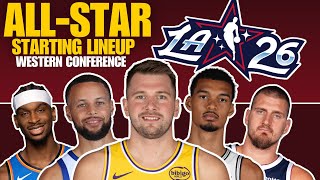 NBA All-Star 2026 Western Conference Roster & Depth Chart | Starting Lineup Revealed!