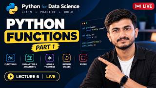 Full Python Functions Explained 🔥 | Arguments, Returns, Scope & More | Lecture #6 Update