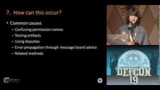DEFCON 19: Seven Ways to Hang Yourself with Google Android