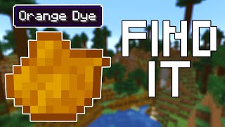 How to Find Orange Dye in Minecraft (All Versions)
