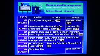 Optimum Digital Channel Guide 100 90's music glitch 1/25/18