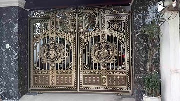 Cổng tự động BFT 250N tải 400kg/cánh. Công trình nhà chú Đức xã Bàn Giản Lập Thạch Vĩnh Phúc