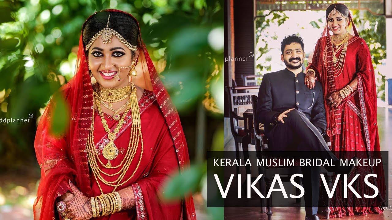 Kerala Muslim Bridal Makeup #Keralamuslimbridalmakeup Artist ...