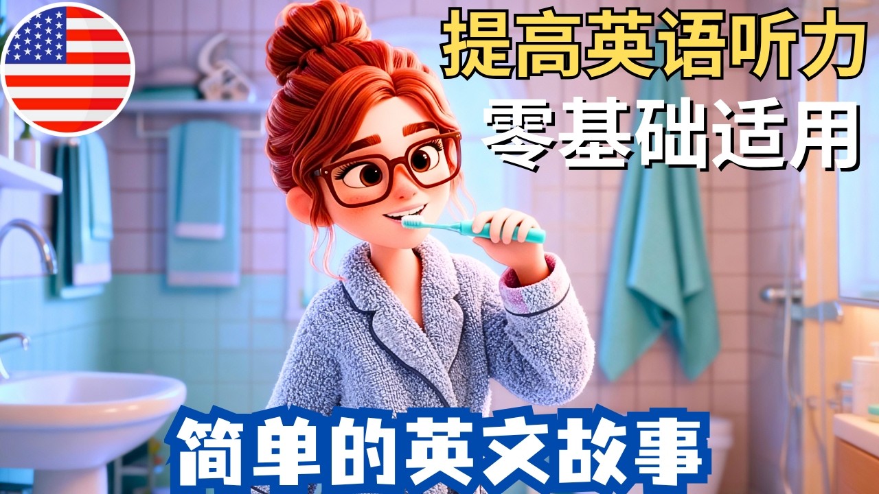 开始理解英语听力 🎧 简单的英语故事《我的一天》