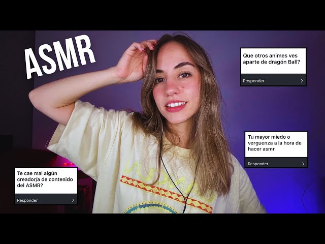 ASMR español Q&A Preguntas y Respuestas 💗ESPECIAL 10K