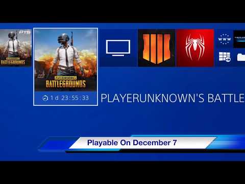 PUBG PS4 Now Available for Preload