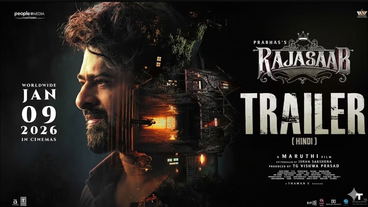 The RajaSaab 2026 [Official Trailer] Hindi | Prabhas | Maruthi | Thaman | TG Vishwa Prasad 