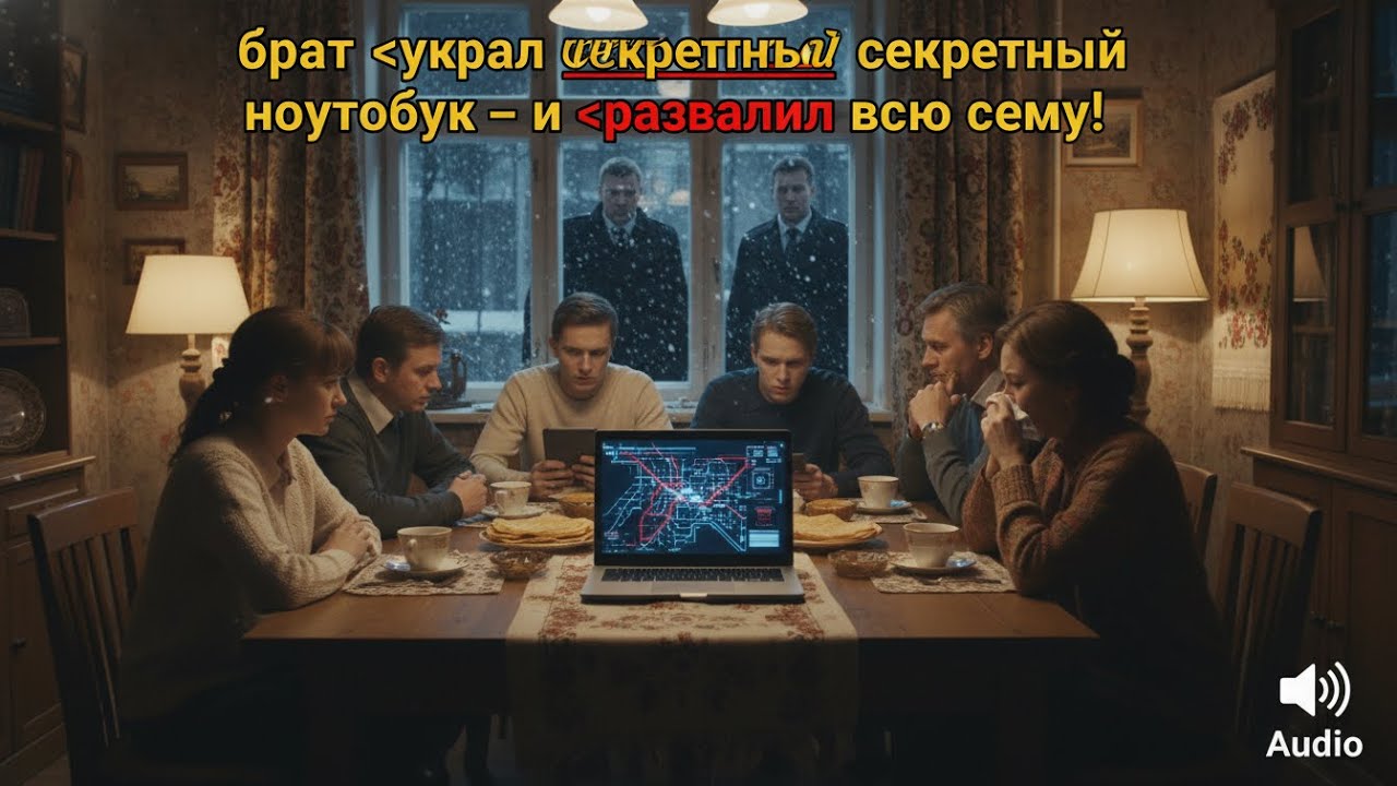 Украденный ноутбук: предательство брата и крах семьи
