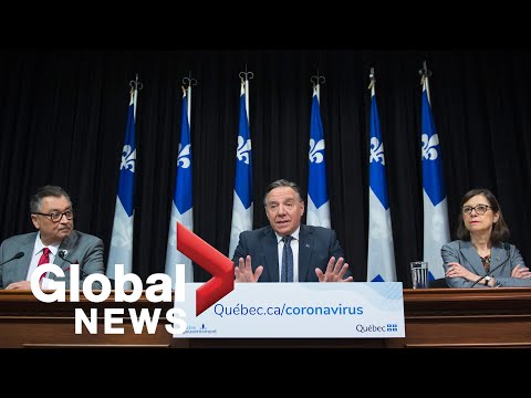 Coronavirus outbreak: Quebec government provides daily update on COVID-19 response | LIVE