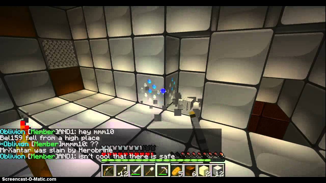 Minecraft: Floating Block with sword attacks me! - YouTube