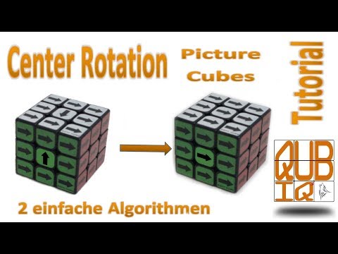 Center Rotation bei 3x3 Picture Cubes und Shape Mods | Cube Tutorial