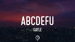 Miniatura del video "GAYLE - abcdefu (Lyrics)"