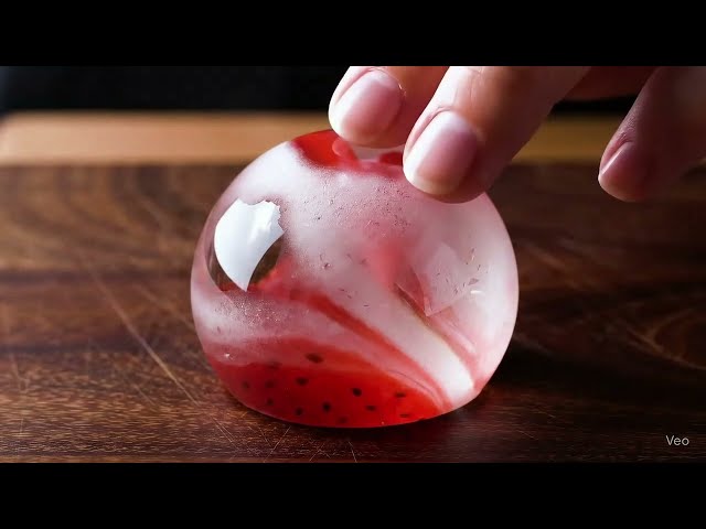 【ASMR】全部キラキラ…宝石みたいなクリスタルアイスを切る癒し音まとめ