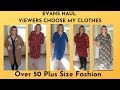 Over 50 Fashion: Evans Plus Size Haul & Try On - Viewers Choose My Clothes