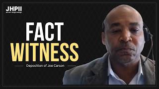 Deposition of Joe Carson: Trimac Terminal Manager Fact Witness