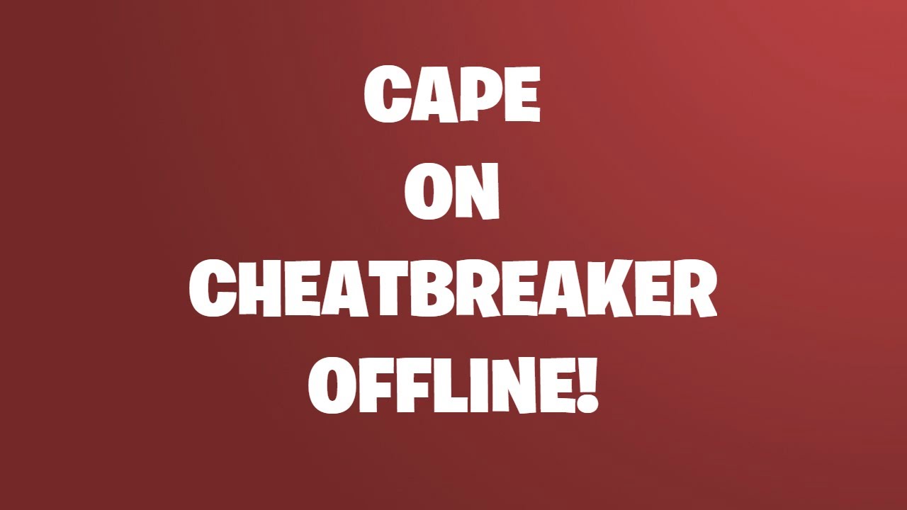 Cheatbreaker Cape Design Kaser Vtngcf Org