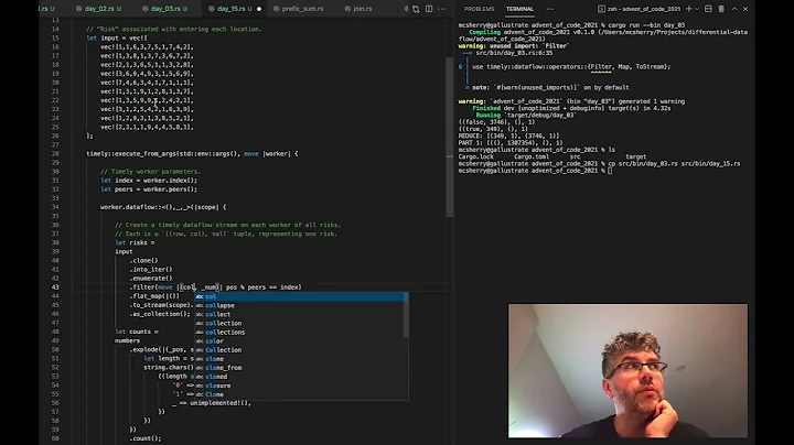Differential Dataflow, AoC Day15