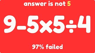 Almost everyone gets this wrong | Only genius can solve in 4 seconds