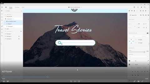 Adobe XD Hover tutorial explanation on part :50 from my original video